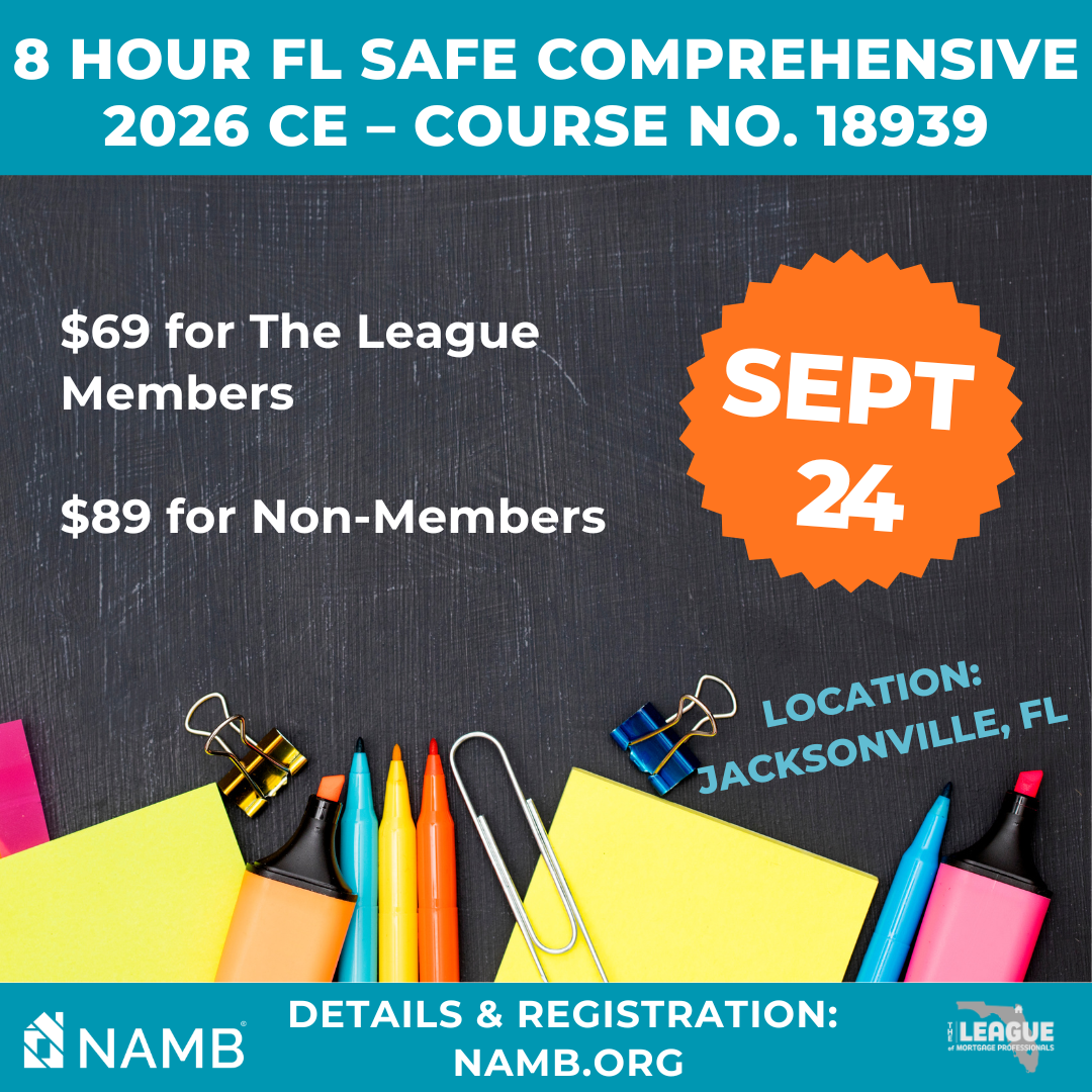 8 Hour FL SAFE Comprehensive 2026 CE